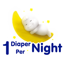 1 Diaper per night