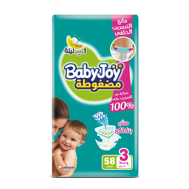 BabyJoy Tape Diaper - 3(M)