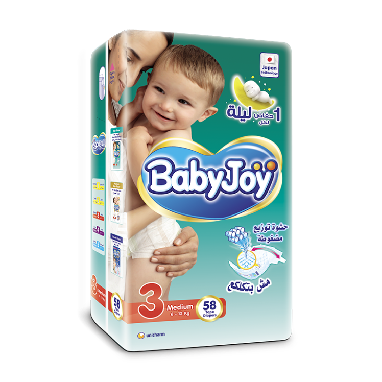 BabyJoy Tape Diaper / M
